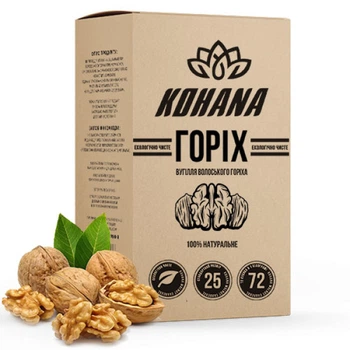 Уголь KOHANA ореховый 1кг