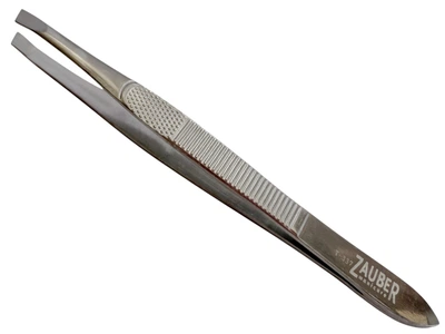 Пинцет для бровей скошенный заточенный Zauber-manicure T-337