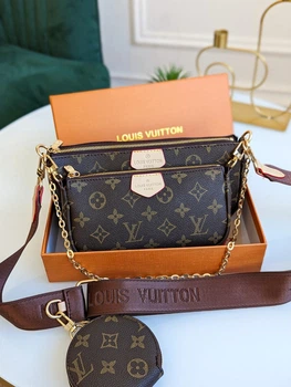 Женская сумка Клатч 3 в 1 Louis Vuitton Multi Pochette bag