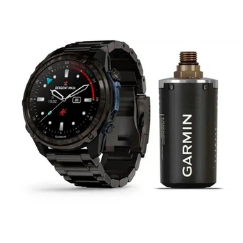 Смарт-годинник Garmin Смарт-годинник Garmin Descent Mk3i - 51 мм, титан Carbon Grey DLC з титановим браслетом + трансивер Descent T2