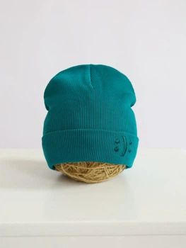 Шапка ''Emoji'' морская волна 38-42 0-6 месяцев (MB102064BM)