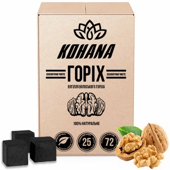 Уголь KOHANA ореховый 1кг