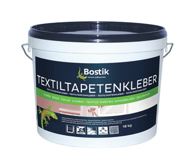 Клей обойный Bostik TextilTapetenKleber для тяжелых текстильных обоев 18кг