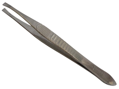 Пинцет для бровей прямой заточенный Zauber-manicure T-328