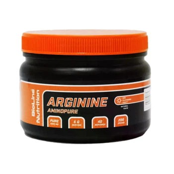 Амінокислота Аргінін Bioline 0,2 кг для підвищення спортивної продуктивності стимулювання зростання м'язової маси та відновлення після тренувань