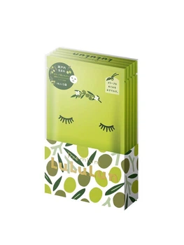 LULULUN Face Mask Shodoshima Olive живильна маска з екстрактом оливкового листя, 1 шт х 5 уп