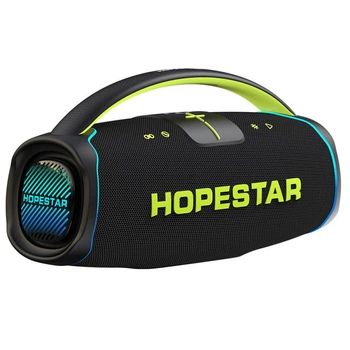 Портативна колонка Bluetooth HOPESTAR A65 RGB 300W Чорна
