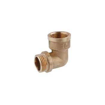 Уголок усиленный LexLine 1/2" ВН латунный УК0122-В