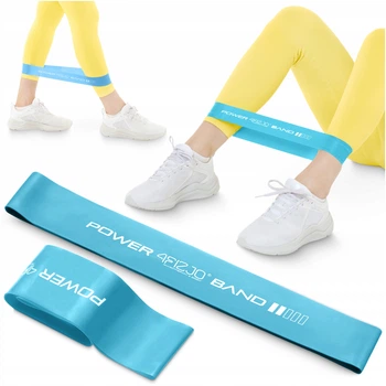 Резинка для фитнеса 4FIZJO Mini Power Band 0.6 мм 1-5 кг Sky Blue (P-5907222931103)