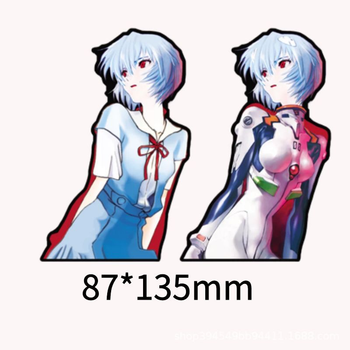 Голографическая наклейка Евангелион Рей Аянами Evangelion Rei Ayanami(MS_09AD1135C0E6)