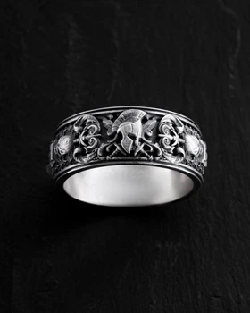 Серебряное кольцо GLADIATOR. MEMENTO MORI Reytel 1196834 19
