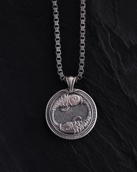 Срібний кулон Знак зодіаку - РИБИ Reytel 1189748