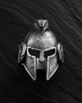 Серебряное кольцо SPARTAN HELMET Reytel 69041360 21