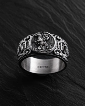 Серебряное кольцо SAINT GEORGE Reytel 69041510 18