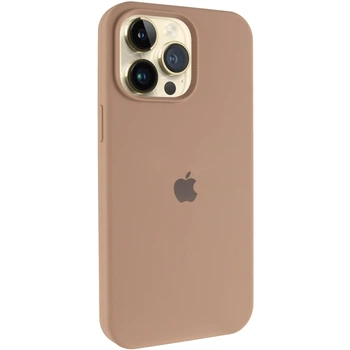 Чохол Silicone Case з закритим низом на Apple iPhone 15 Pro (6.1") (Бежевий / Desert Gold) Epik (243879)