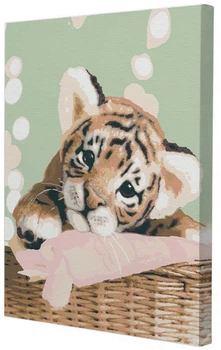 Картина по номерам Riviera Blanca Тигрёнок 40x50 см (RB-0148) (4822840000073)