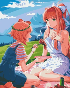 Картина по номерам Riviera Blanca Doki Doki 40x50 см (4826660130071) (RB-1033)