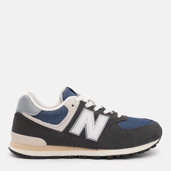 Подростковые кроссовки для мальчика New Balance 574 GC574SGG 37 (4.5) Темно-серые (198686724041)