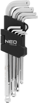 Zestaw kluczy sześciokątnych NEO Tools 1.5-10 mm 9 szt. 09-525 (5907558414301)