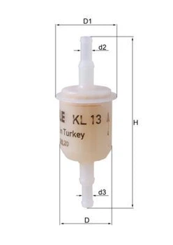 Фільтр паливний Mahle KL13OF