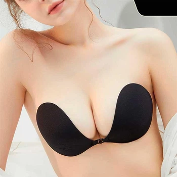 Самоклеючий бюстгальтер невидимка Fly Bra, чорний