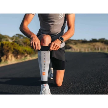 Компрессионные гетры Compressport R2 3.0, Grey Melange/Black, T4
