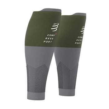 Гетри компресійні Compressport R2 V2, Rf Green/Steel Grey, T1