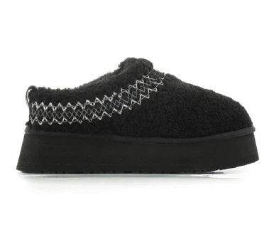 Жіночі уггі Тазз Сліппер Ультра Міні Платформа Чорні UGG Tazz Slipper Heritage Braid Black (40, чорний)