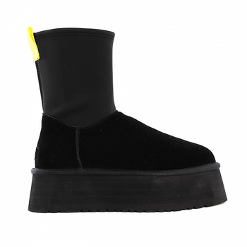 Жіночі уггі Платформа Діппер Чорні UGG Classic Dipper black Boots (40, чорний)