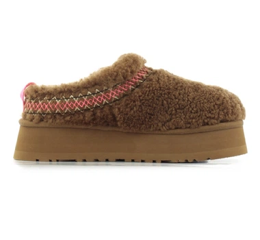 Жіночі уггі Тазз Сліппер Ультра Міні Платформа Коричневі UGG Tazz Slipper Heritage Braid Hardwood (39, коричневий)