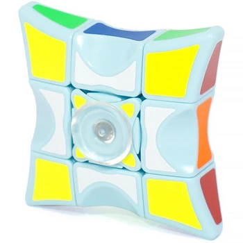 Дитяча інтерактивна головоломка Rubik's Cube Fingertips Spinner Water Blue