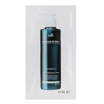 Пептидний шампунь для об'єму та гладкості волосся La'dor Wonder Bubble Shampoo 10 ml (пробник)