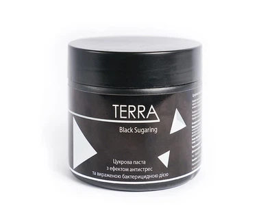 Чорна цукрова паста для депіляції TERRA Black Super Hard (супер-плотная) 400 г №6
