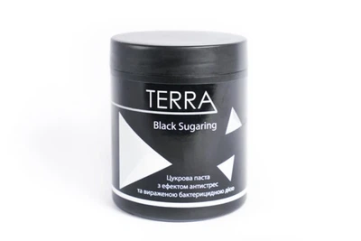 Чорна цукрова паста для депіляції TERRA Black Sugaring Hard (плотная) 700 г №5 – паста для шугарингу з шунгітом