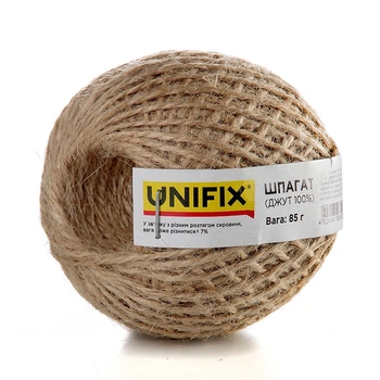 Шпагат (джут 100%) клубок 85г UNIFIX (699649)