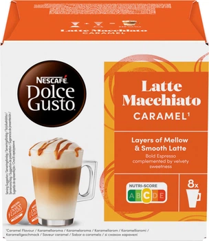 Кофе в капсулах NESCAFE Dolce Gusto Latte Macchiato Caramel 16 шт 145.6 г (7613037788228)