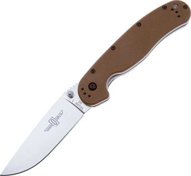 Нож Ontario Knife RAT I Linerlock Coyote brown (14780037)