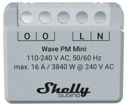 Інтелектуальний перемикач Shelly  Relais Wave PM Mini Z-Wave (3800235269152)