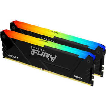 Модуль пам'яті Kingston 64GB 3200MT/s DDR4 CL16 DIMM (Kit of 2) FURY Beast RGB