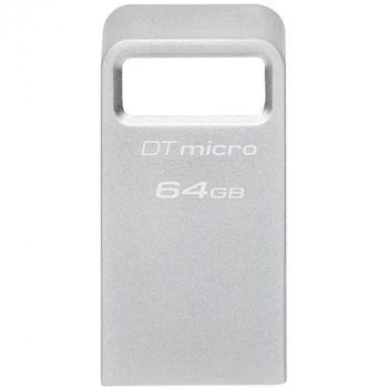 Флеш-память USB Flash Kingston DTMC3G2/64GB 64GB USB3.2 DataTraveler Micro 200MB/s Metal Retail
