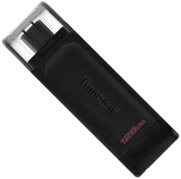 Флеш-память/флешка Kingston DT70/128GB 128ГБ/USB Type-C Черный