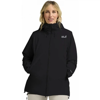 Куртка гірськолижна FLOWLINE PRO 2L INS JKT W Jack Wolfskin A64888_6000 36 Чорний (4064886547154)