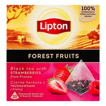 Чай Lipton Forest fruits черный ароматизированный 1.7 г. х 20 пак. (5063270110881)