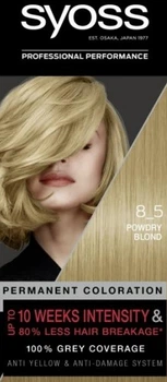 Краска для волос Syoss Color Professional Performance 8-5 - Powdry Blond (513425-1310060-2)