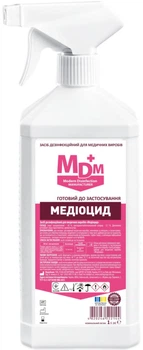 Средство дезинфекционное для медицинских изделий MDM Медиоцид с распылителем 1 л (4820246522144)