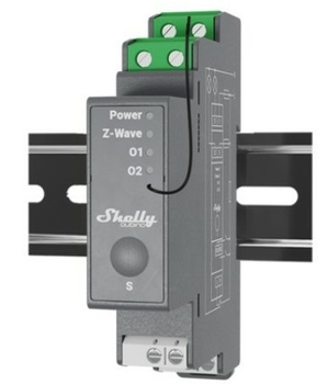 Przekaźnik półprzewodnikowy Shelly Relais "Wave Pro 2" max 25A Z-Wave DIN-Rail (3800235269114)