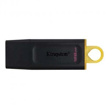 Флеш пам'ять Kingston DataTraveler DT Exodia 128GB USB 3.2 портативний та легкий флешнакопичувач для ноутбуків, ПК Чорний-Жовтий