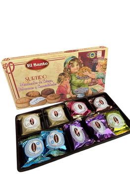 Ассорти изысканого печенья на миндальной муке El Santo Mantecados y Polvorones 300 г