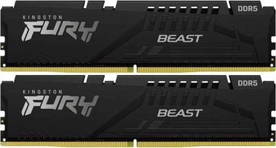 Модуль памяти DDR5 2х16GB/5600 Kingston Fury Beast Black (KF556C36BBEK2-32)