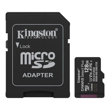 Карта пам'яті microSDXC 128 GB Class 10 Kingston Canvas Select Plus 150 MB/s для Android